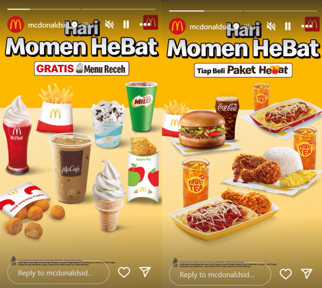 Promo McDonald's. (Instagram)